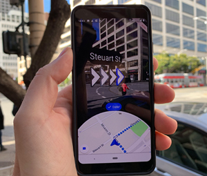 Google's Live View AR Search Feature